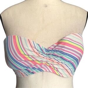 Victoria's Secret strapless ruched bandeau bikini top
